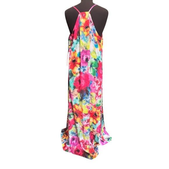 Nicole Miller Colorful Floral Maxi Dress - Picture 2 of 4